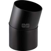 Długi łuk 15' GEBERIT HDPE, PE / polietylen, 315 mm, DN 300 x 315 mm x DN 300 (króciec)