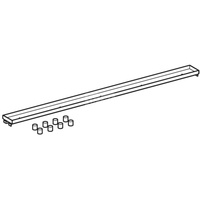 Pokrywa Geberit, do pokrycia płytkami ceramicznymi, do rynny zbiorczej: L=100cm, Możliwość pokrycia płytkami ceramicznymi