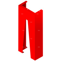 Podstawa 850 x 500 x 200 mm do szafy 600 x 500 x 200 mm (jedna Podstawa), RAL 3000