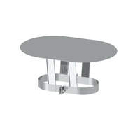 Parasol JEREMIAS OV/FU0828 stal nierdzewna fi 120/240 mm