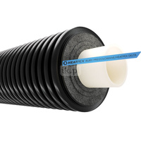 Rura preizolowana HEATPEX DELTA PEX SANI UNO 1 x pex-a 50 / 160 mm, izolacja pe