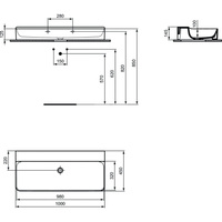 CONCA UMYWALKA 100 B/O NOF SZLIFOWANA