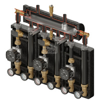 Kompania PRO 3D+ 9033 (SKE 2DC+ 55kW, UNI, 2xVTA322, pompy DN25 Grundfos)