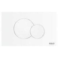 Przycisk uruchamiający Koło Eclipse 2 do spłukiwania dwudzielnego: Biały