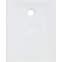Brodzik prostokątny Geberit Nemea: 100x80x3.5cm, Biały / Matowy