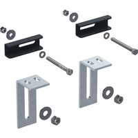 Elementy mocujące do modułu sanitarnego Geberit Monolith do wiszącej miski WC, montaż na istniejących prętach gwintowanych