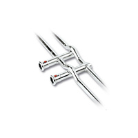 Czwórnik Concept By SANHA Therm krzyżowy do najwyższej kondygnacji stal 18 mm x 18 mm x 12 mm x 12 mm, zw x zw x zw x zw