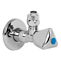 Zawór wodny ARCO A80 kątowy (pokrętło LUXE) GZ 1/2'' x GZ 1/2''