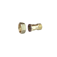 Przedłużka redukcja RUMET mosiądz 1'' x 3/4'' (GW x GZ), 58.5 mm